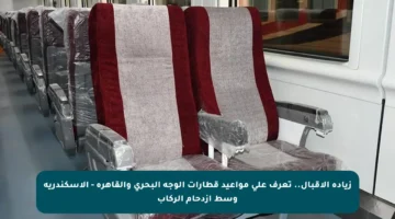 زيادة الإقبال.. تعرف على مواعيد قطارات الوجه البحري والقاهرة – الإسكندرية وسط ازدحام الركاب